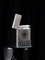 充气侧滑创意黄铜朗声打火机Refillable Side-Slide Brass Lighter - Image 3