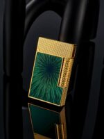 充气侧滑创意黄铜朗声打火机Refillable Side-Slide Brass Lighter - Image 2