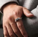 山文甲轻奢戒指Mountain Pattern Armor Ring