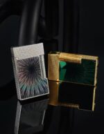 充气侧滑创意黄铜朗声打火机Refillable Side-Slide Brass Lighter