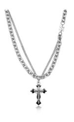 融化十字架项链Melt Cross Necklace