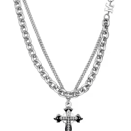 融化十字架项链Melt Cross Necklace