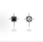 八芒星设计款耳钉Octagram Stud Earrings