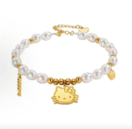 黄金HelloKitty猫转运珠手链Gold HelloKitty Charm Bracelet