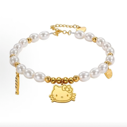 黄金HelloKitty猫转运珠手链Gold HelloKitty Charm Bracelet
