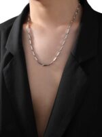 菱形钛钢锁骨链Rhombus Titanium Steel Clavicle Chain