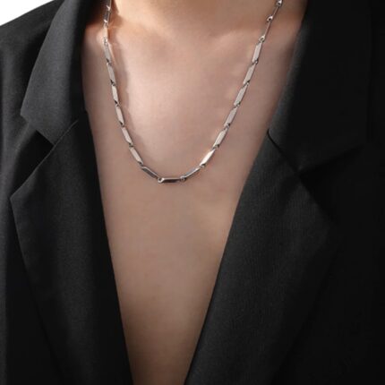 菱形钛钢锁骨链Rhombus Titanium Steel Clavicle Chain