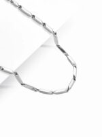 菱形钛钢锁骨链Rhombus Titanium Steel Clavicle Chain - Image 3