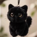 爆款黑猫毛绒玩偶公仔Viral Black Cat Plushie - Image 3