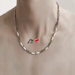 菱形钛钢锁骨链Rhombus Titanium Steel Clavicle Chain - Image 2