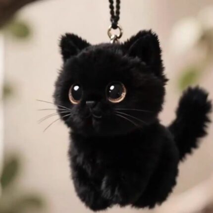 爆款黑猫毛绒玩偶公仔Viral Black Cat Plushie